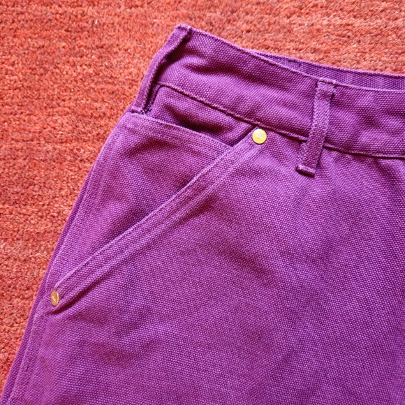 Advisory Board Crystals Abc Double Knee Carpenter PantsRhodolite Purple Size 30 - Picture 3 of 12